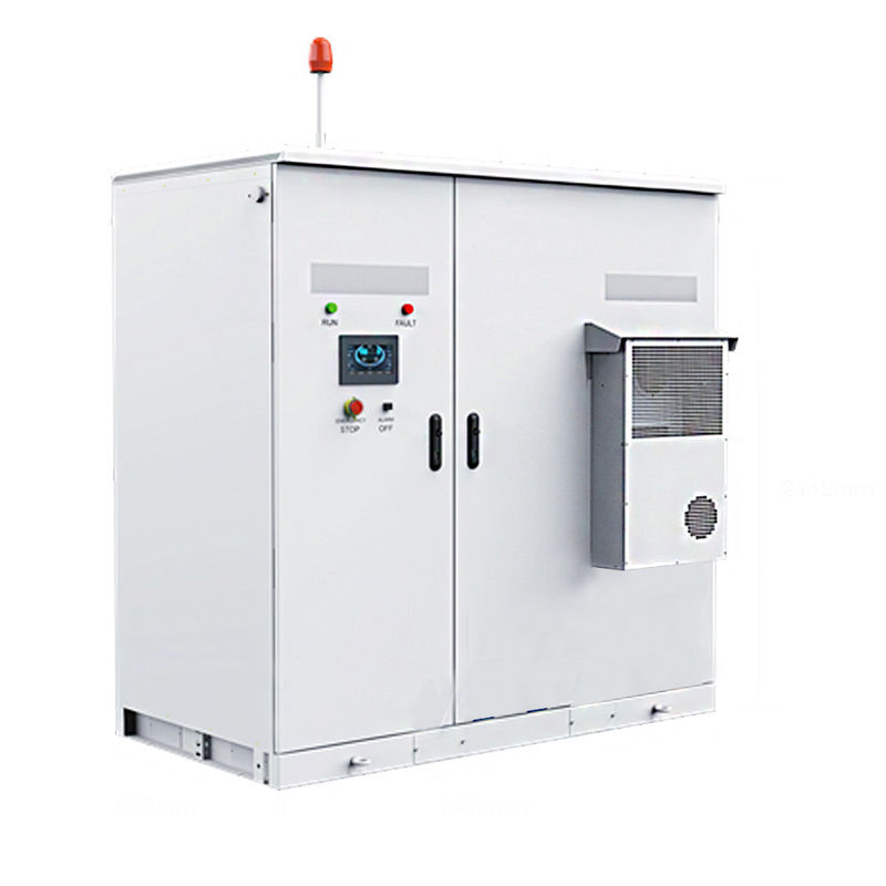 الكل في واحد خزانة تخزين الطاقة الخارجية 60kw 124.8kwh بطارية ليثيوم أيون فوسفات