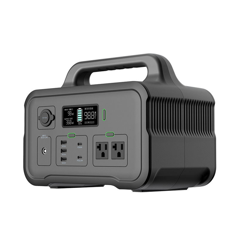 600W محطة طاقة محمولة قابلة لإعادة الشحن Mppt مصدر طاقة محمول مع منفذ تيار متردد