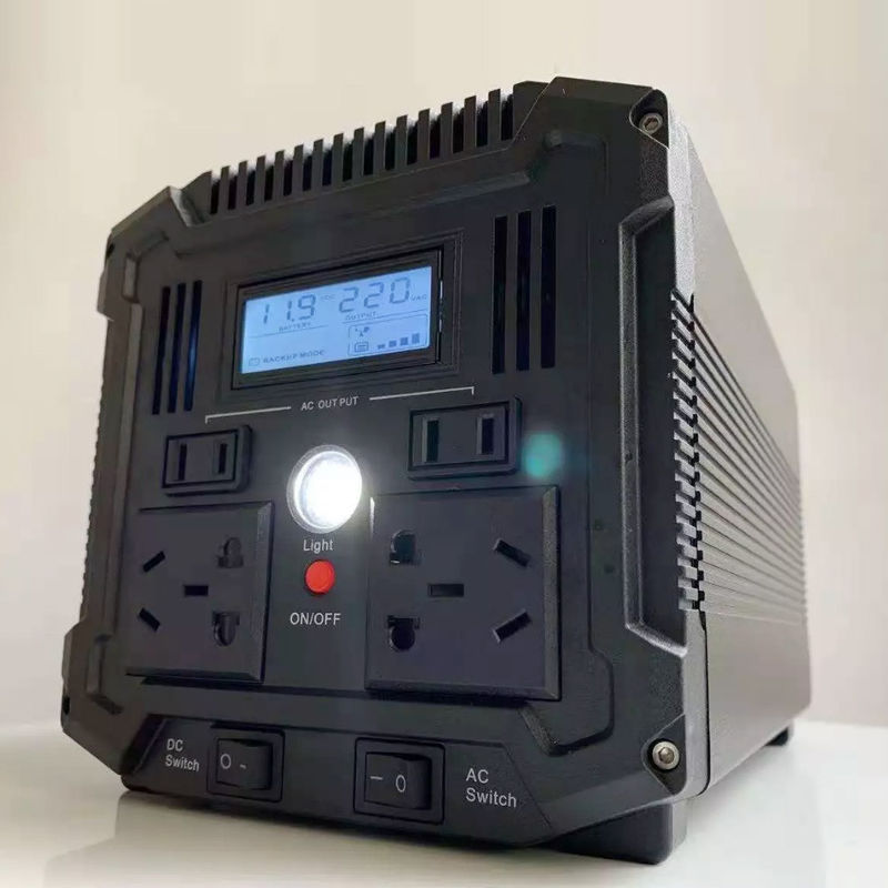 Lifepo4 Portable Generator Power Station DC AC 12v 45ah ليثيوم الحديد الفوسفات UPS الطاقة الشمسية