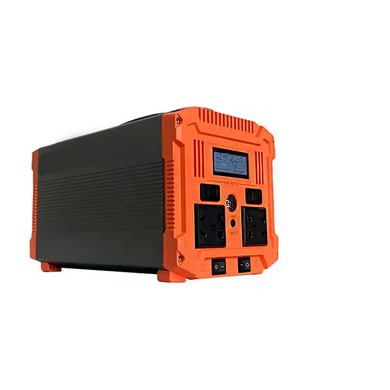 12V 90AH في الهواء الطلق مولد الطاقة الشمسية المحمولة 1200W UPS مع بطارية ليثيوم أيون