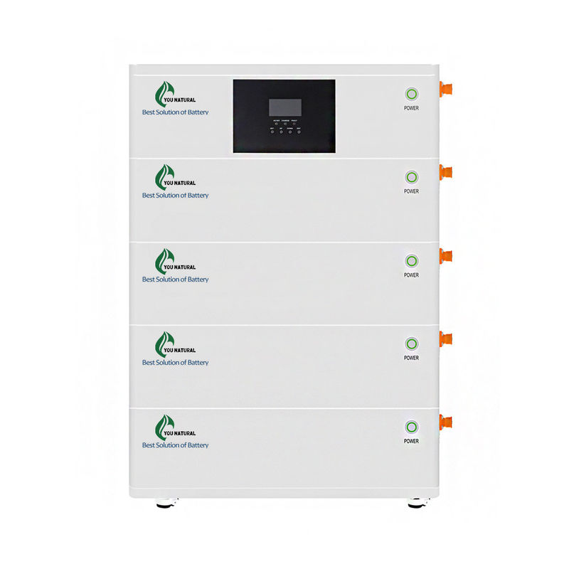 الكل في واحد Lifepo4 بطارية منزلية قابلة للتكديس 20kw خارج تخزين البطارية الشمسية على الشبكة