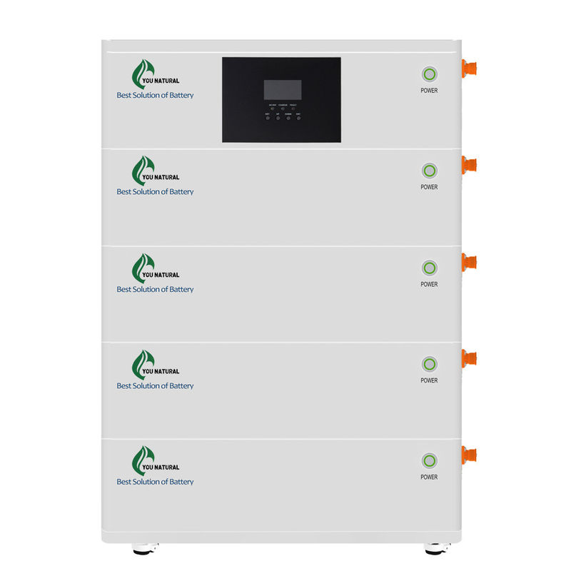 خارج الشبكة 5 إلى 20kWh بطارية ليثيوم قابلة لإعادة الشحن 400ah نظام البطارية الشمسية الكل في واحد