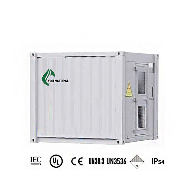 الكل في واحد ESS 5ft حاوية نظام تخزين الطاقة 100kw 243kwh بطارية ليثيوم أيون فوسفات