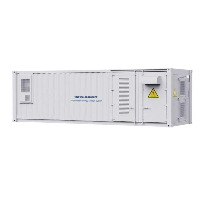 30ft حاوية تخزين الطاقة CE مصدق حلول ESS 500kw LiFePo4 شبكة طاقة البطارية
