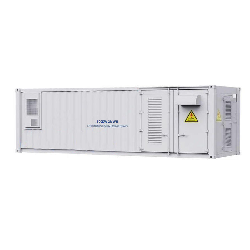 حاوية نظام تخزين الطاقة ESS 30 قدمًا 500KW 2MWH LiFePo4 طاقة تخزين البطارية