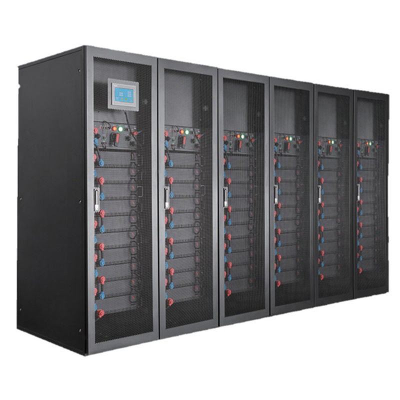 44.2 KWH بطارية ليثيوم أيون احتياطية 204.8V 108AH Lifepo4 لـ UPS مع شاشة LCD 7 بوصة