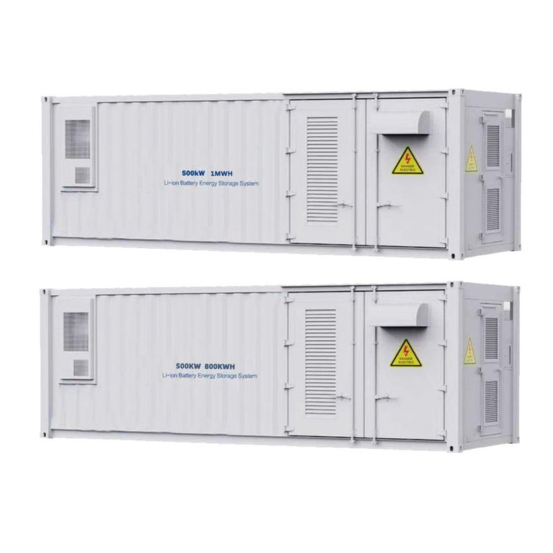 حلول تخزين الطاقة 20ft ESS 500kW / 1000kWh نظام تخزين الطاقة لحاوية البطارية