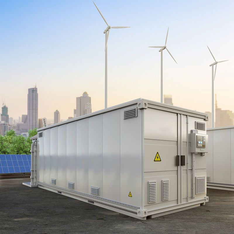100kw 250kWh بطارية على خارج شبكة تخزين الطاقة حاوية عاكس هجين / نظام تحويل الطاقة