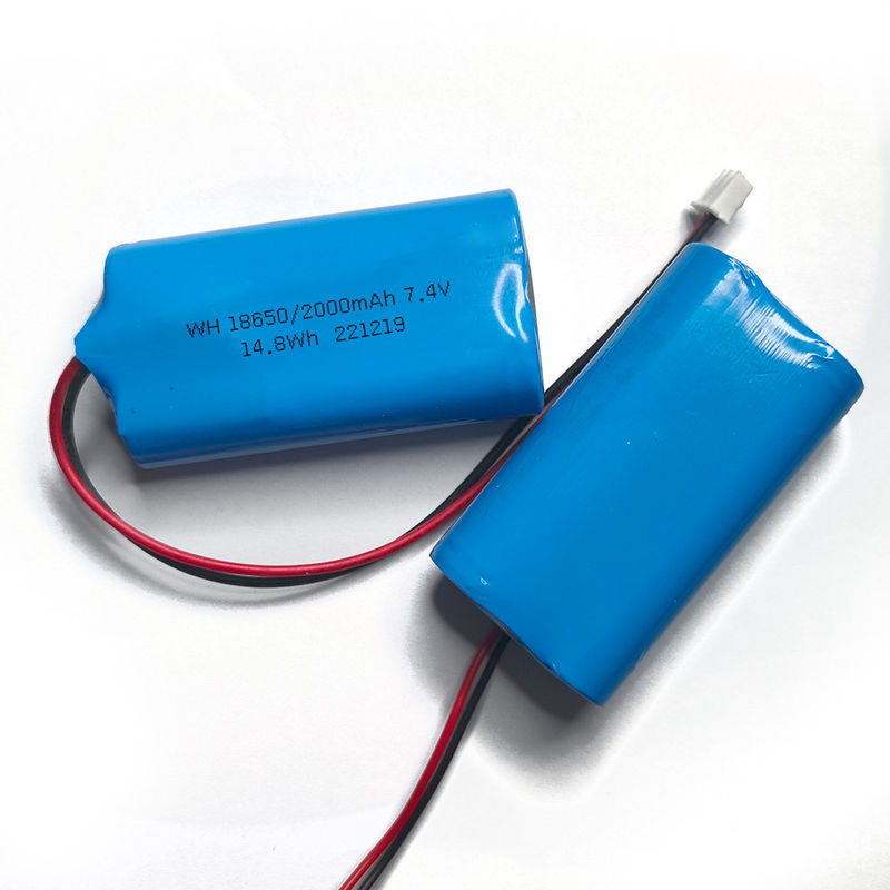 خلية قابلة لإعادة الشحن لليثيوم آيون 18650 طويلة الأمد ذات الجهد الاسمي 3.7V-11.1V 2S 3S 800mah 2000mah 3000mah