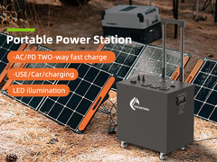 محطة طاقة بطارية 2500 وات Lifepo4 سعة كبيرة محطة طاقة Pure Sine Wave Lifepo4